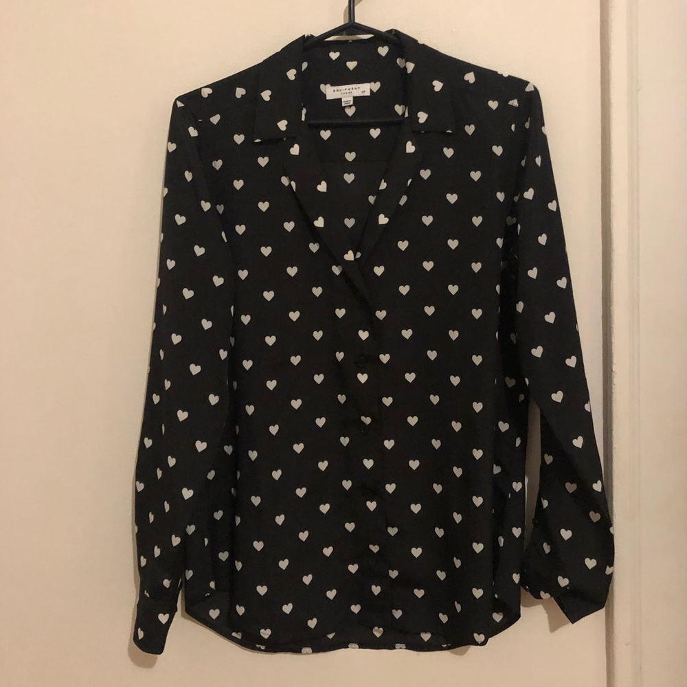 Equipment Love Heart Shirt
